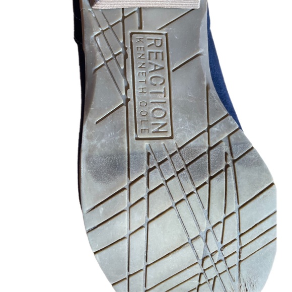 Beautiful blue suede size 8 Kenneth Cole Reaction booties, ankle boots. - Picture 6 of 7